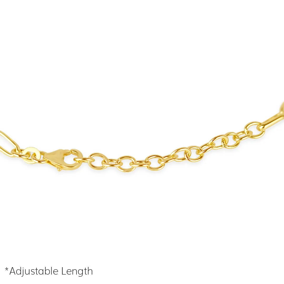 Men's Paperclip Chain Bracelet | Gold