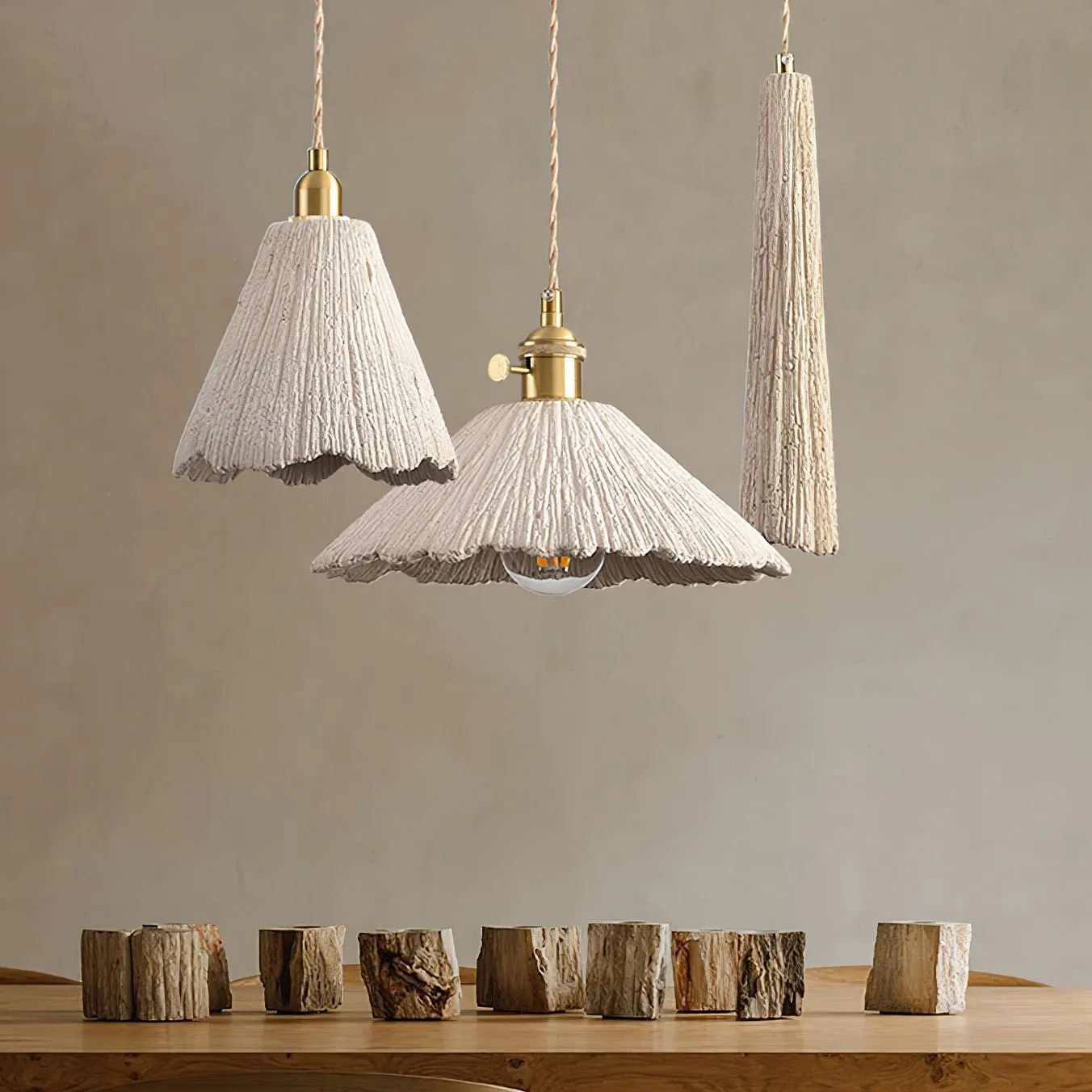 Microcement Pendant Lamp