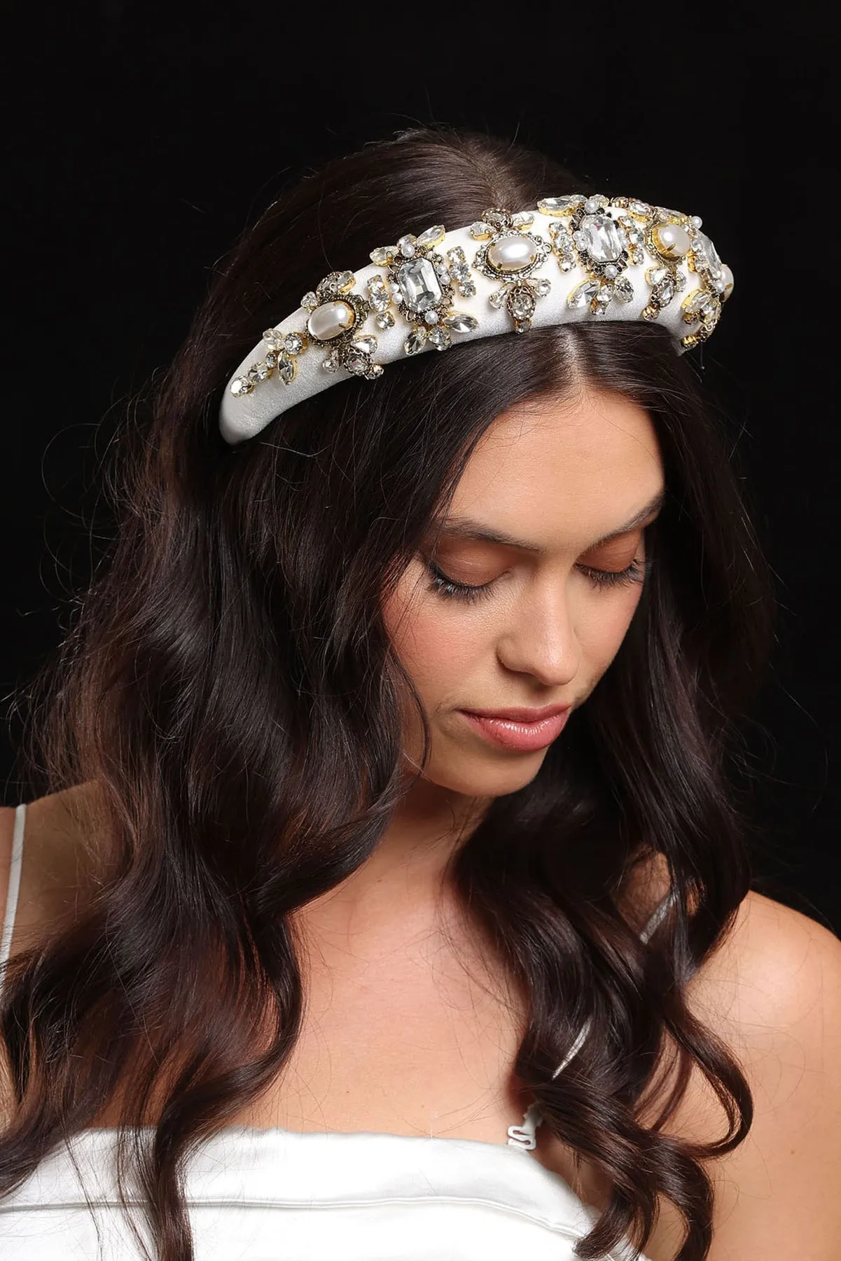 MORGAN & TAYLOR Ophelia Headband (White)