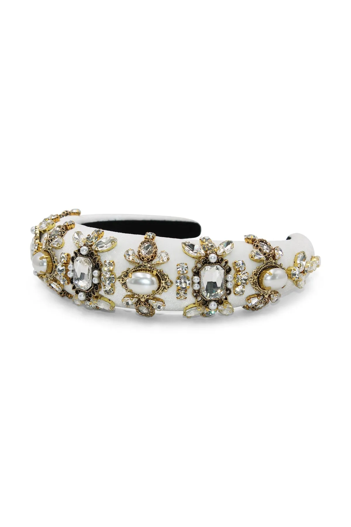 MORGAN & TAYLOR Ophelia Headband (White)