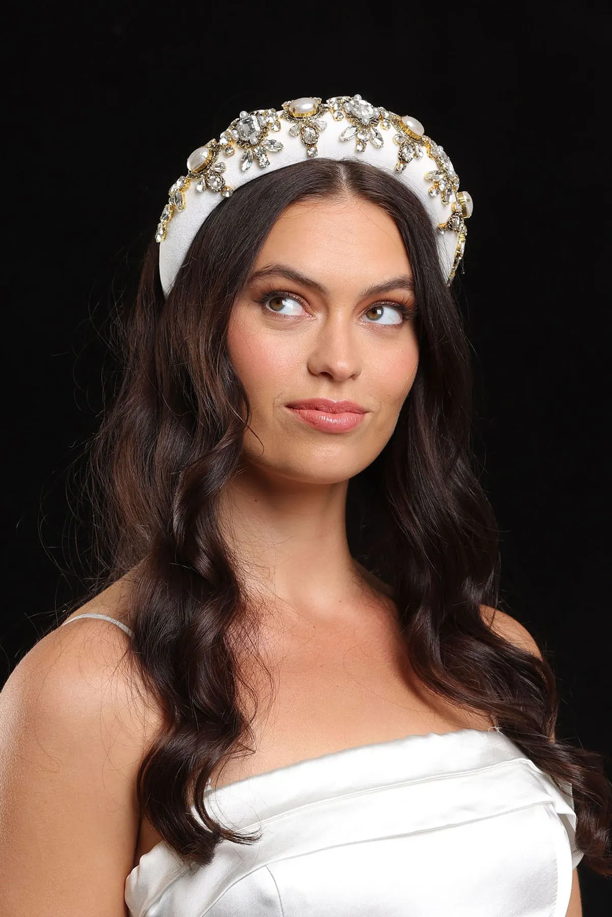 MORGAN & TAYLOR Ophelia Headband (White)