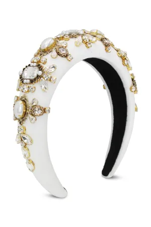 MORGAN & TAYLOR Ophelia Headband (White)