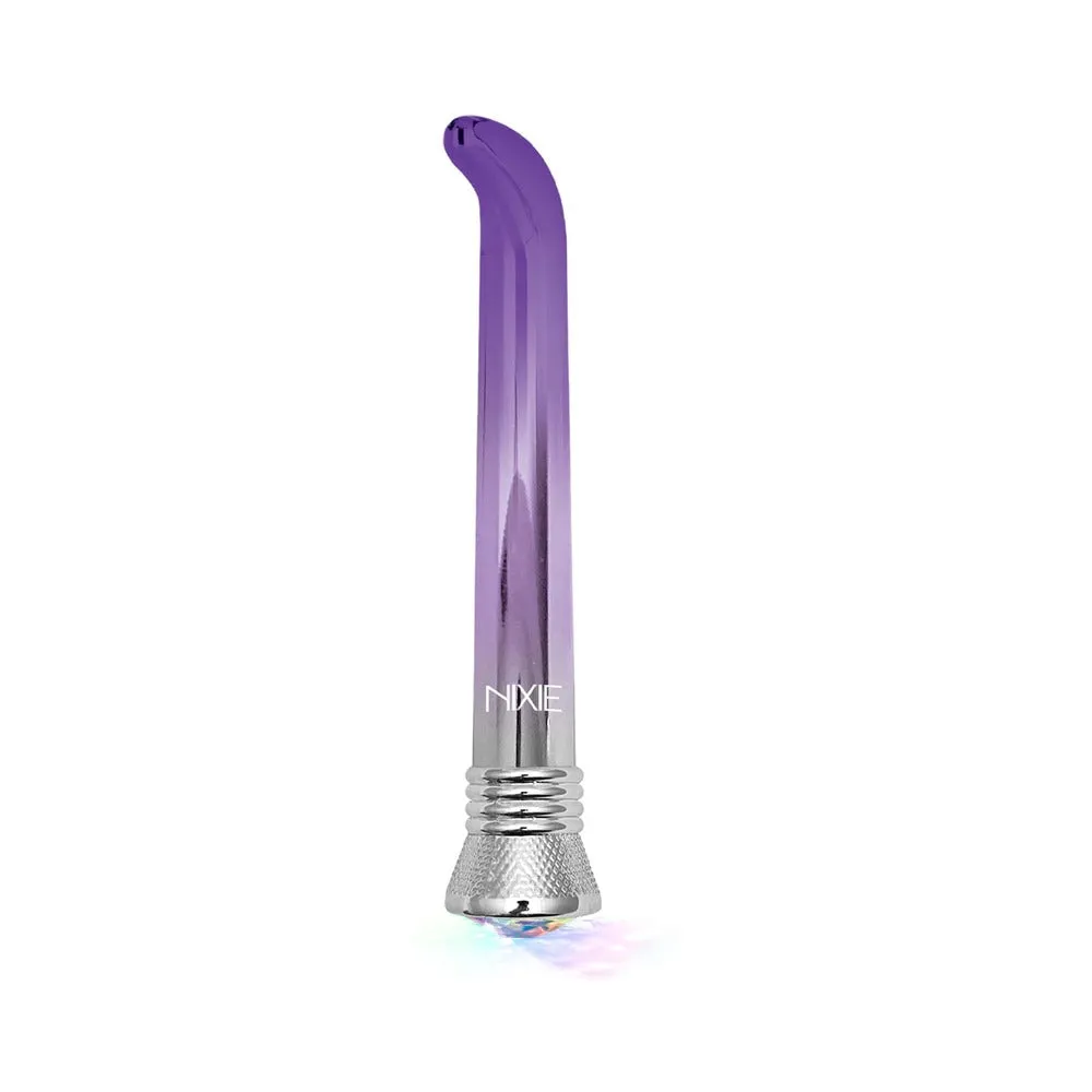 Nixie Waterproof 10-function G-spot Vibe - Purple Ombre Glow