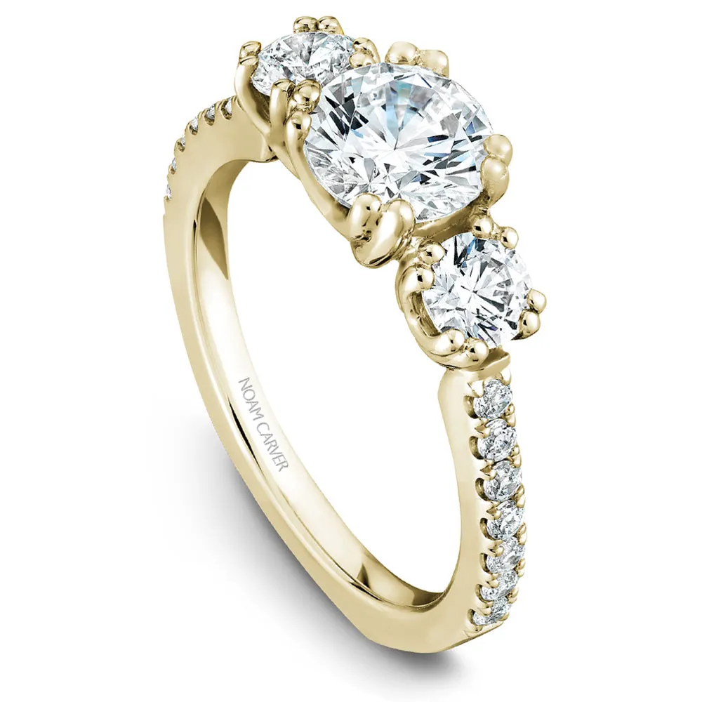 Noam Carver Engagement Ring - B001-05YM-100A