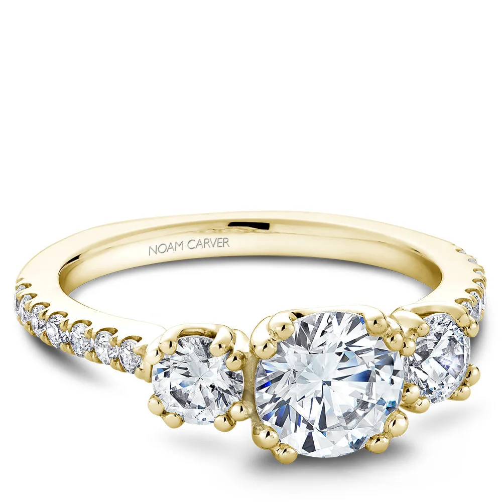 Noam Carver Engagement Ring - B001-05YM-100A