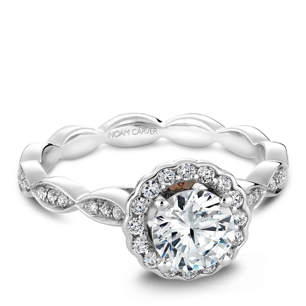 Noam Carver Engagement Ring - B085-01WZ-100A