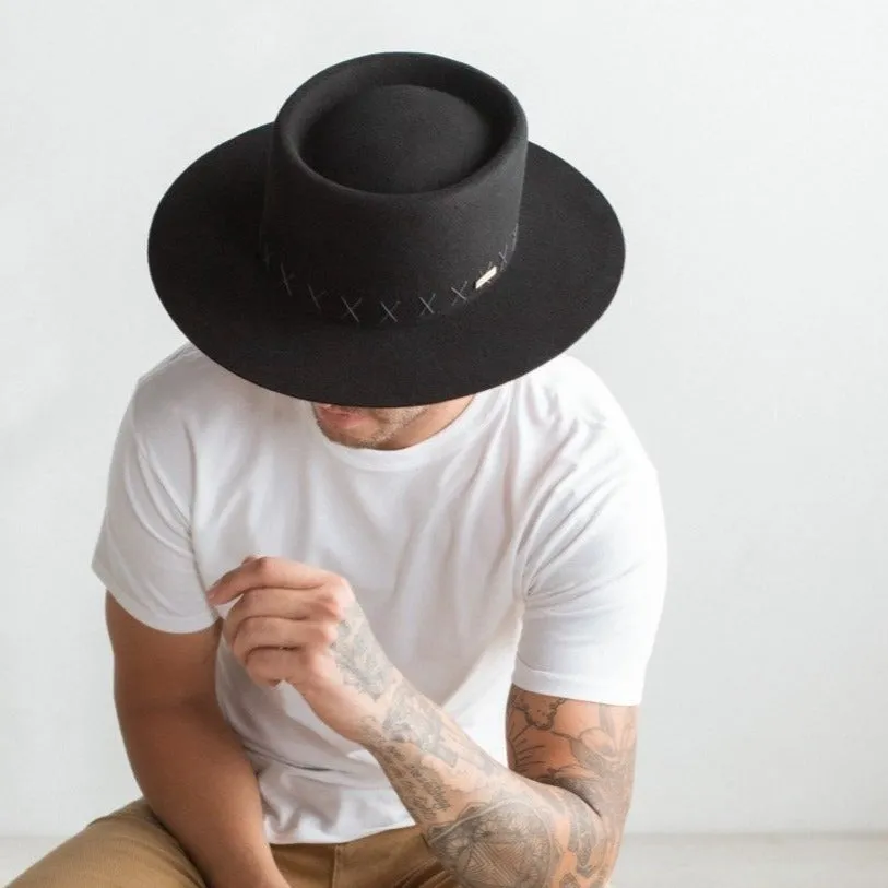 Obsidian Felt Fedora