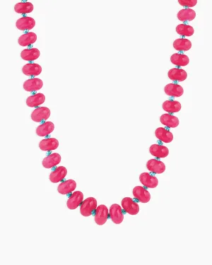 Palma Necklace ~ Pink Quartz