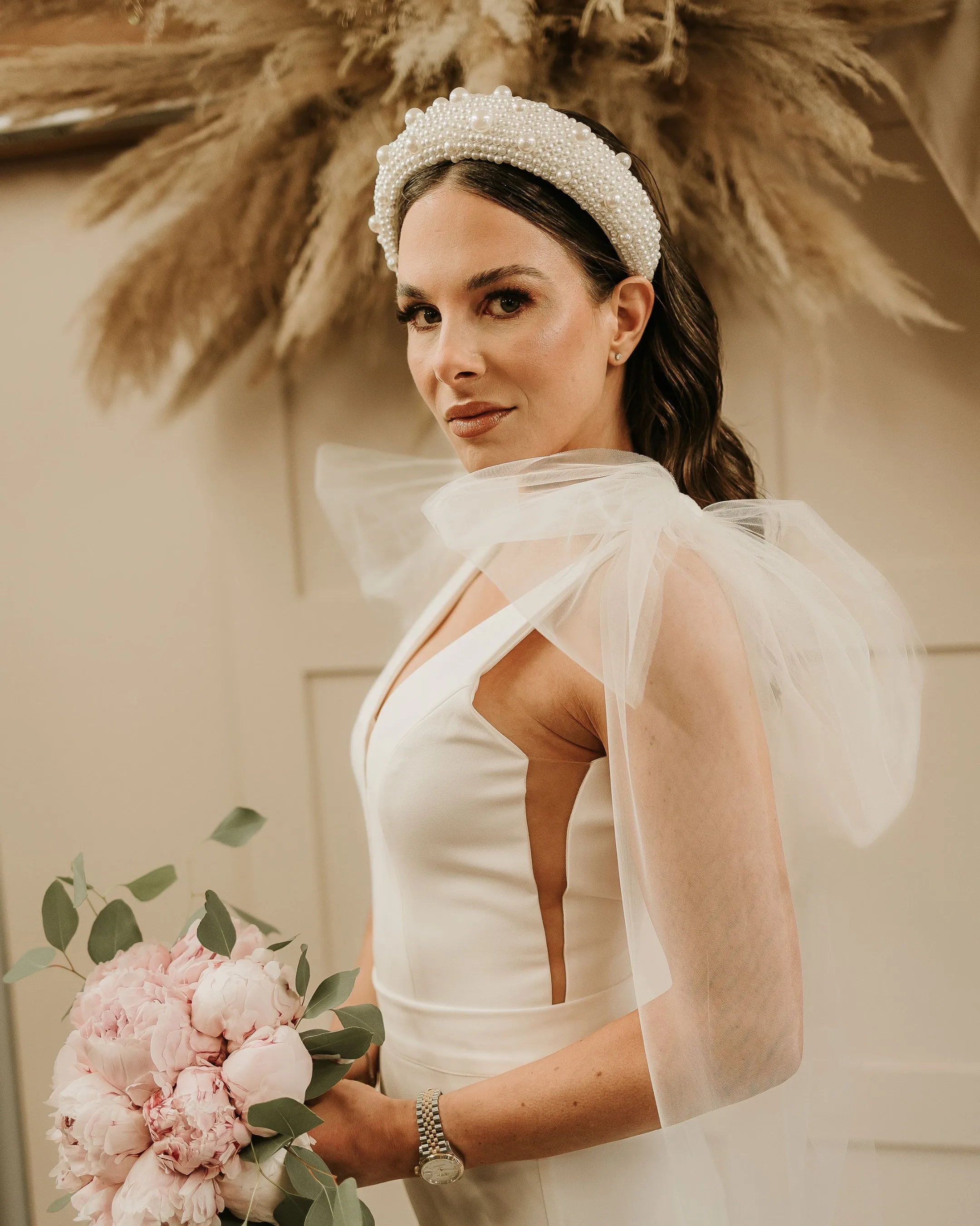 Pearl Padded Bridal Headband