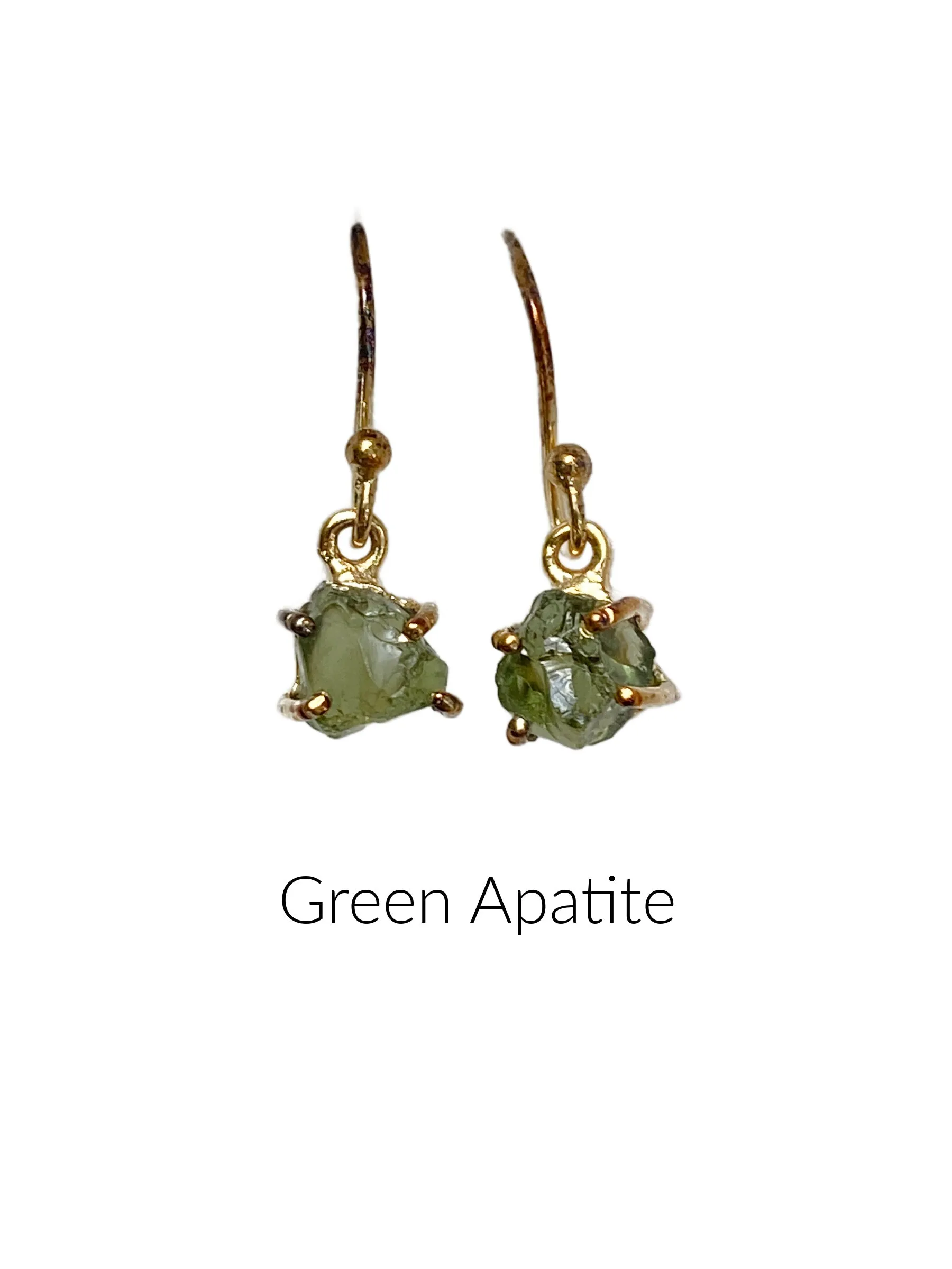 Raw Natural Gemstone Dangles