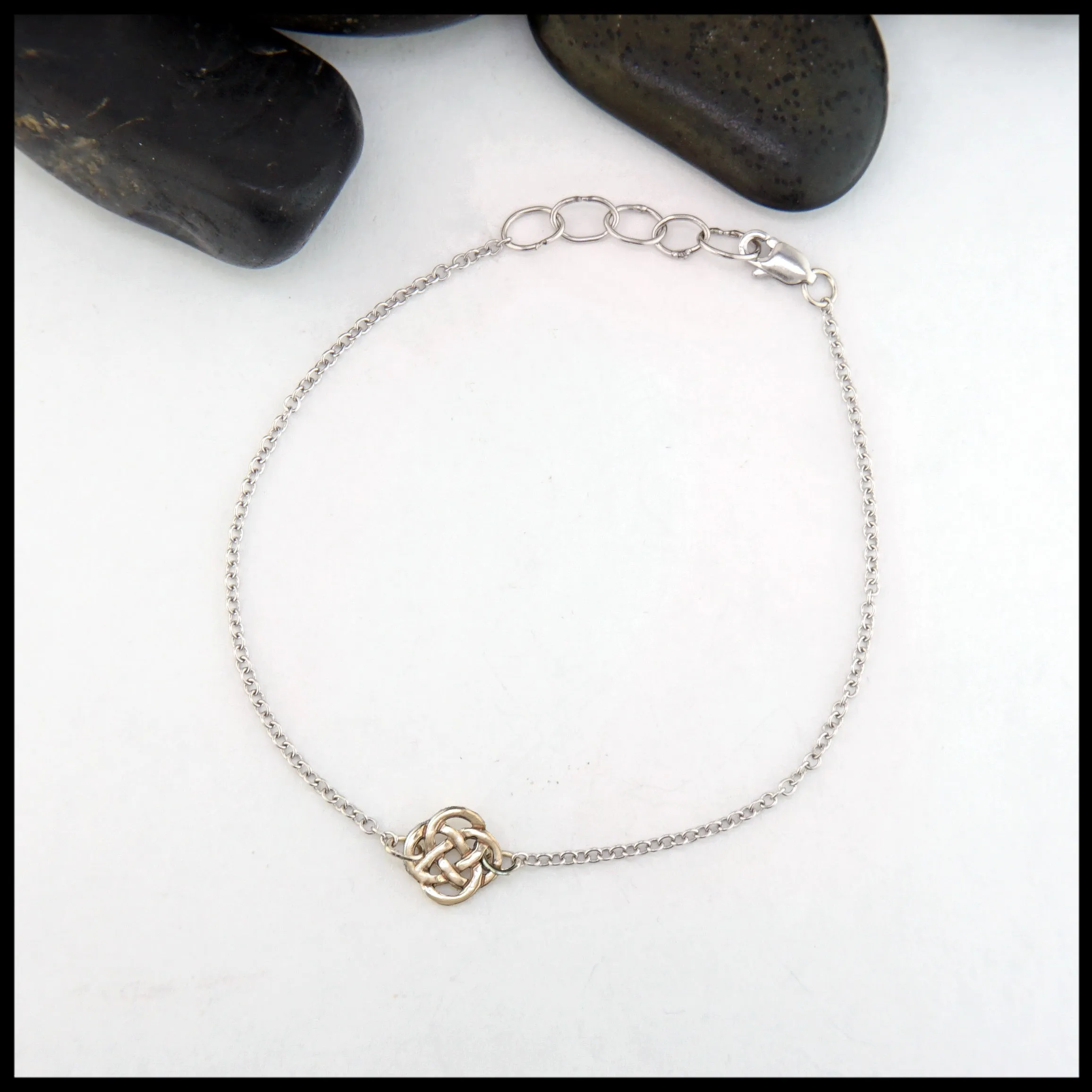 Rose Gold Josephine's Knot Chain Bracelet