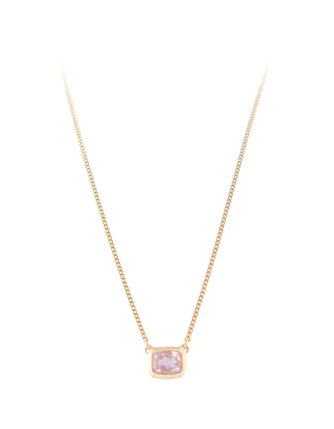 Rose Quartz Deco Necklace