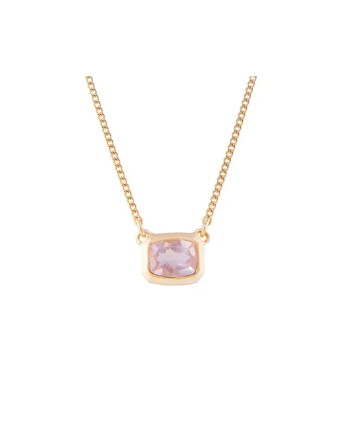 Rose Quartz Deco Necklace