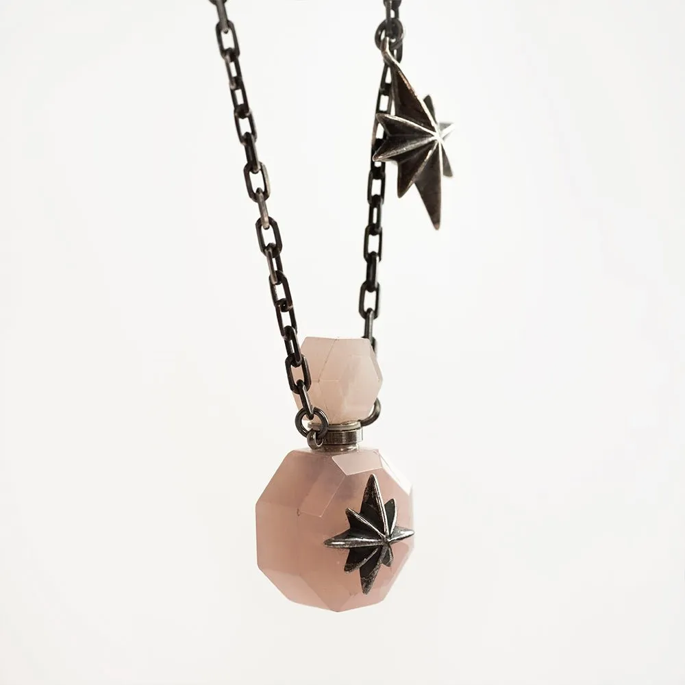 Rose Quartz Flask charm