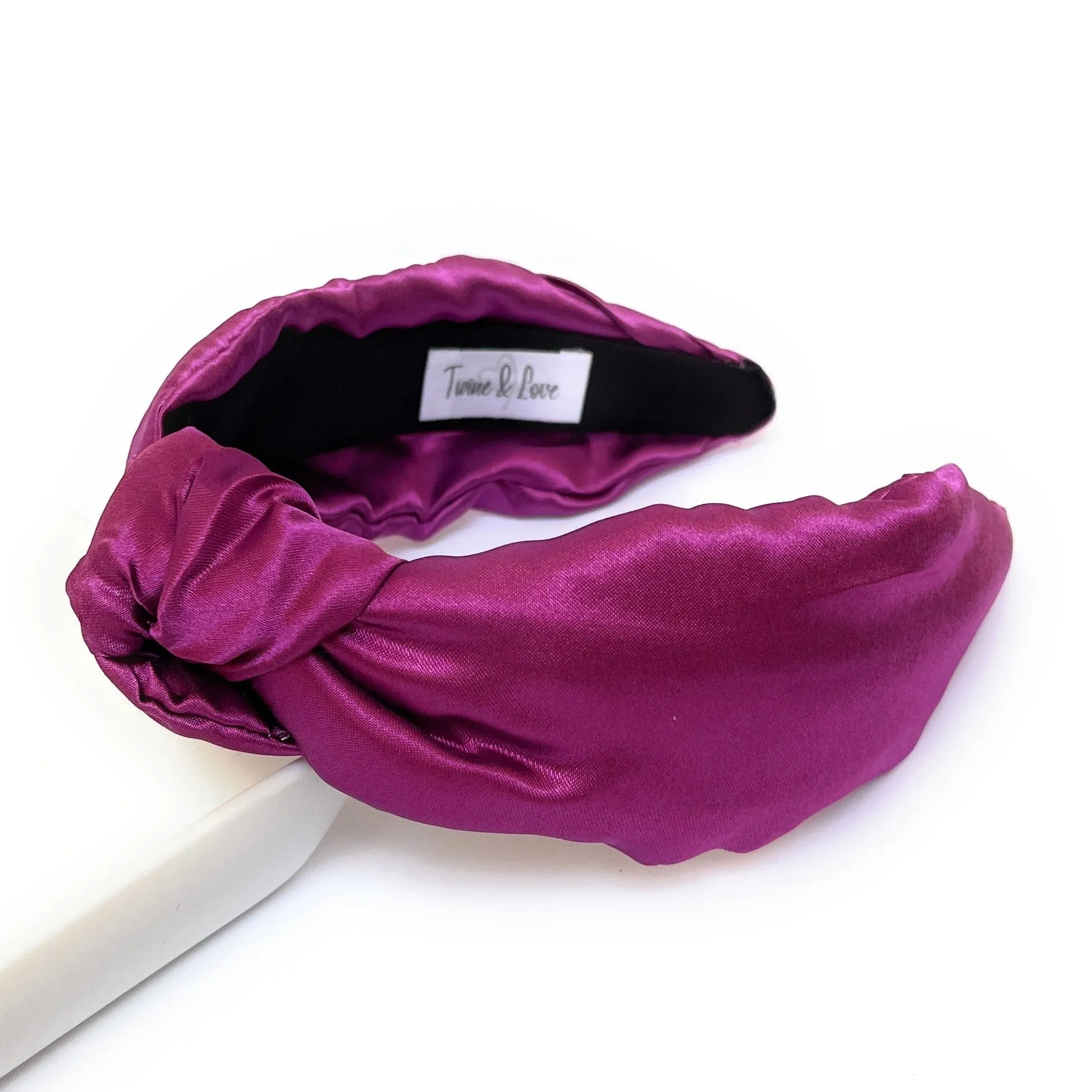 Satin Solid Knotted Headband (more colors)