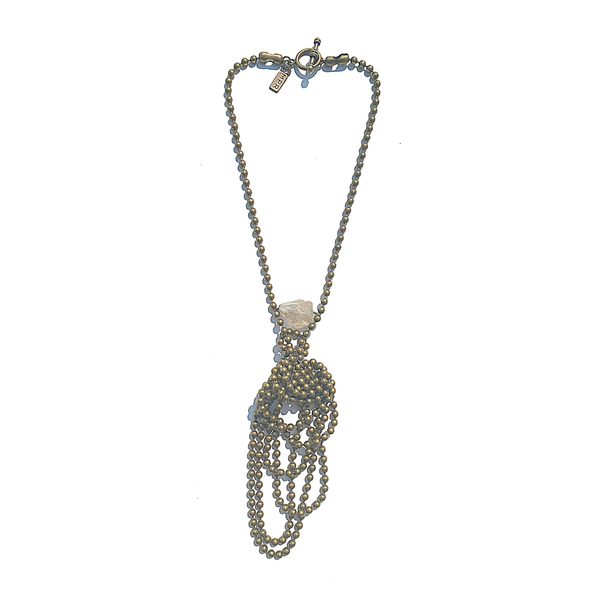 Sea Change Woven Swirl Pendant Necklace