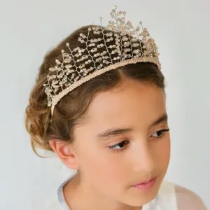 Sienna Likes To Party Girls The Czarina Crown Luxury Girls Headband