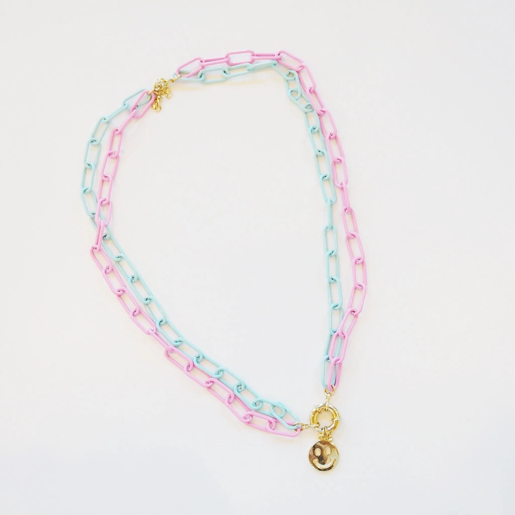 Smiley Face Chain Necklace