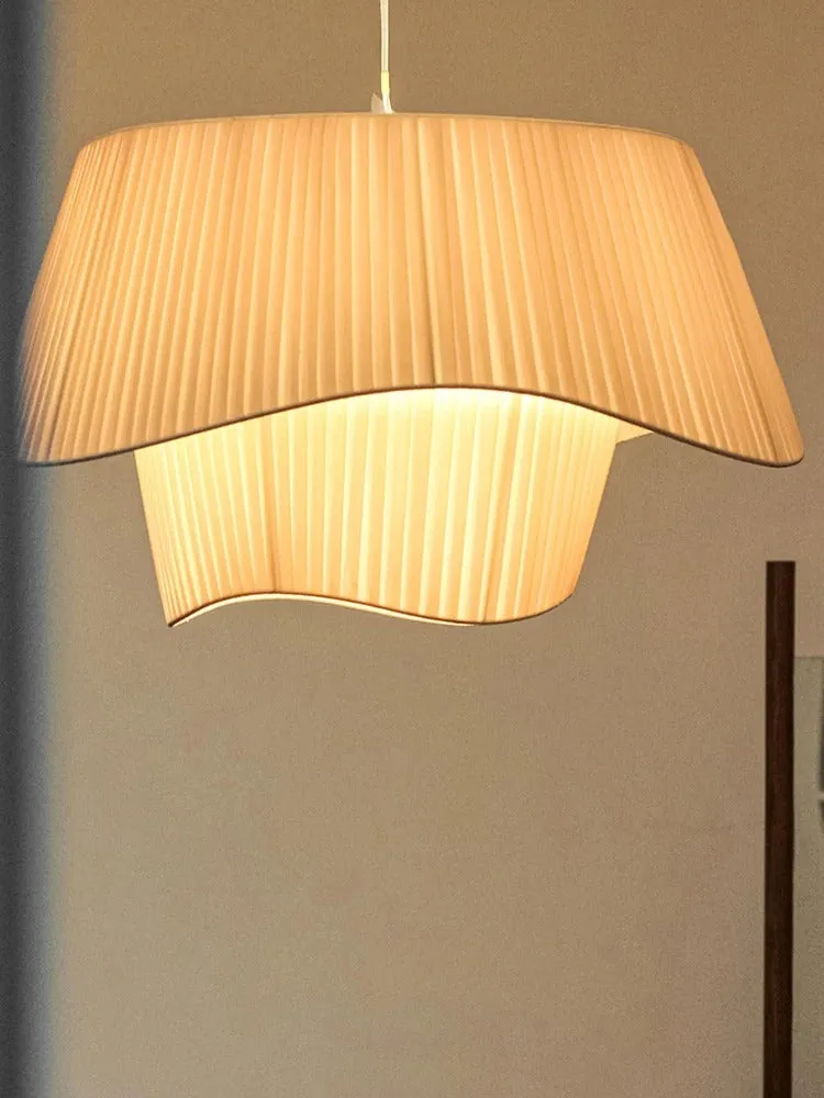 Somerled Smooth Pleated Cloth Pendant Lamp