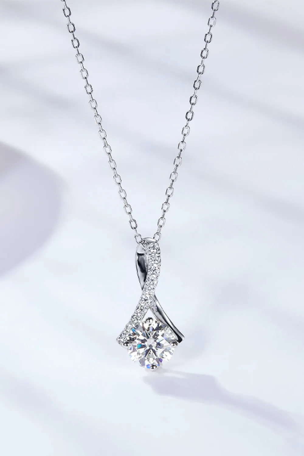 Special Occasion 1 Carat Moissanite Pendant Necklace