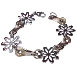 Stainless Steel Daisy Chain Bracelet - Wholesale