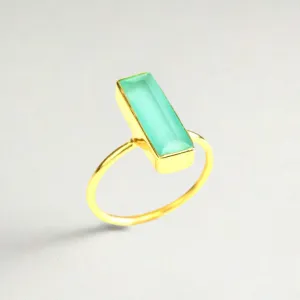 Talia Aqua Chalcedony Stone Ring