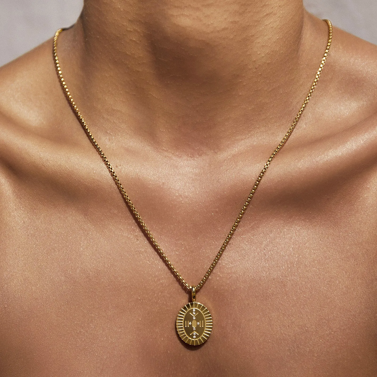 Tyde Gold Charm Necklace