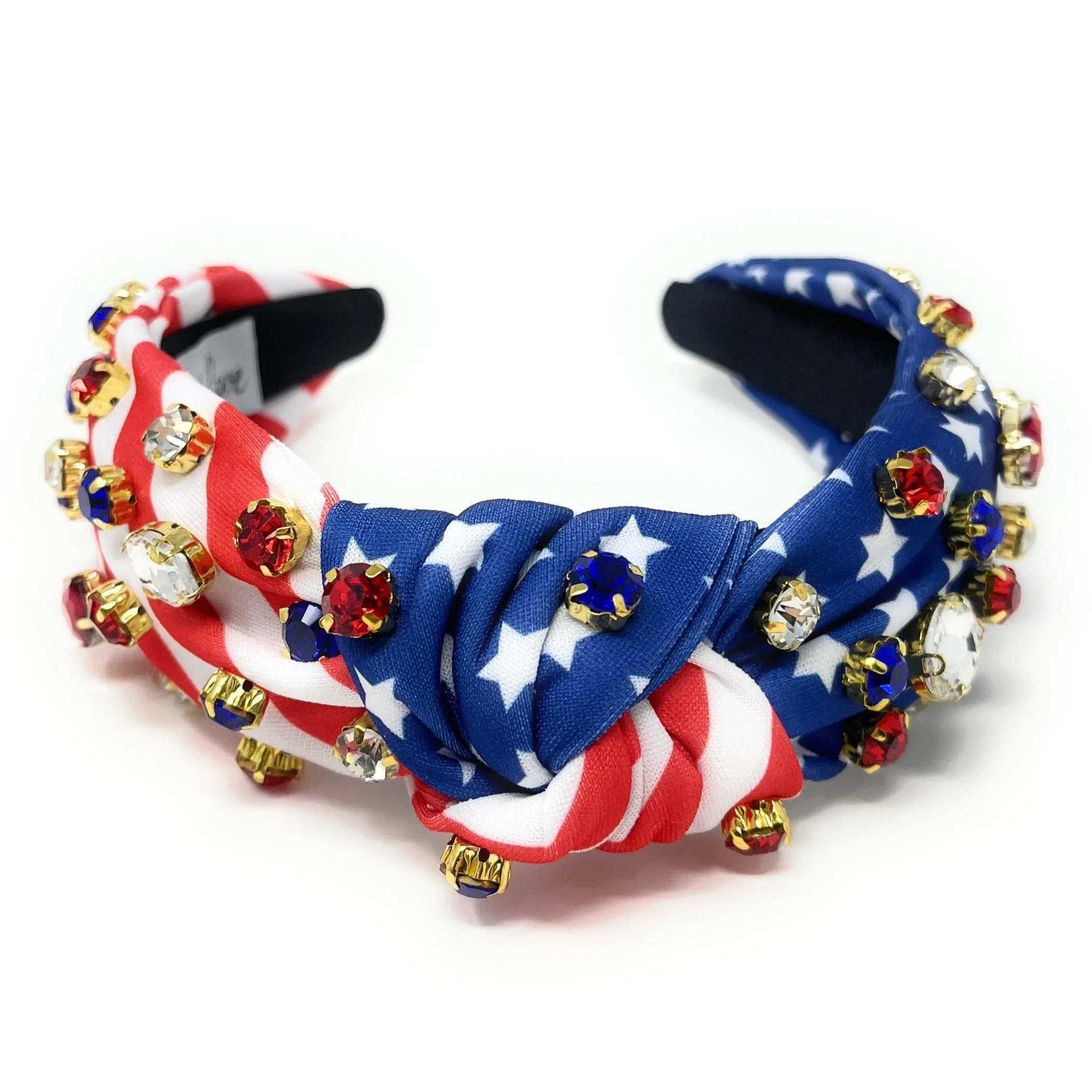 USA Jeweled Knot Headband