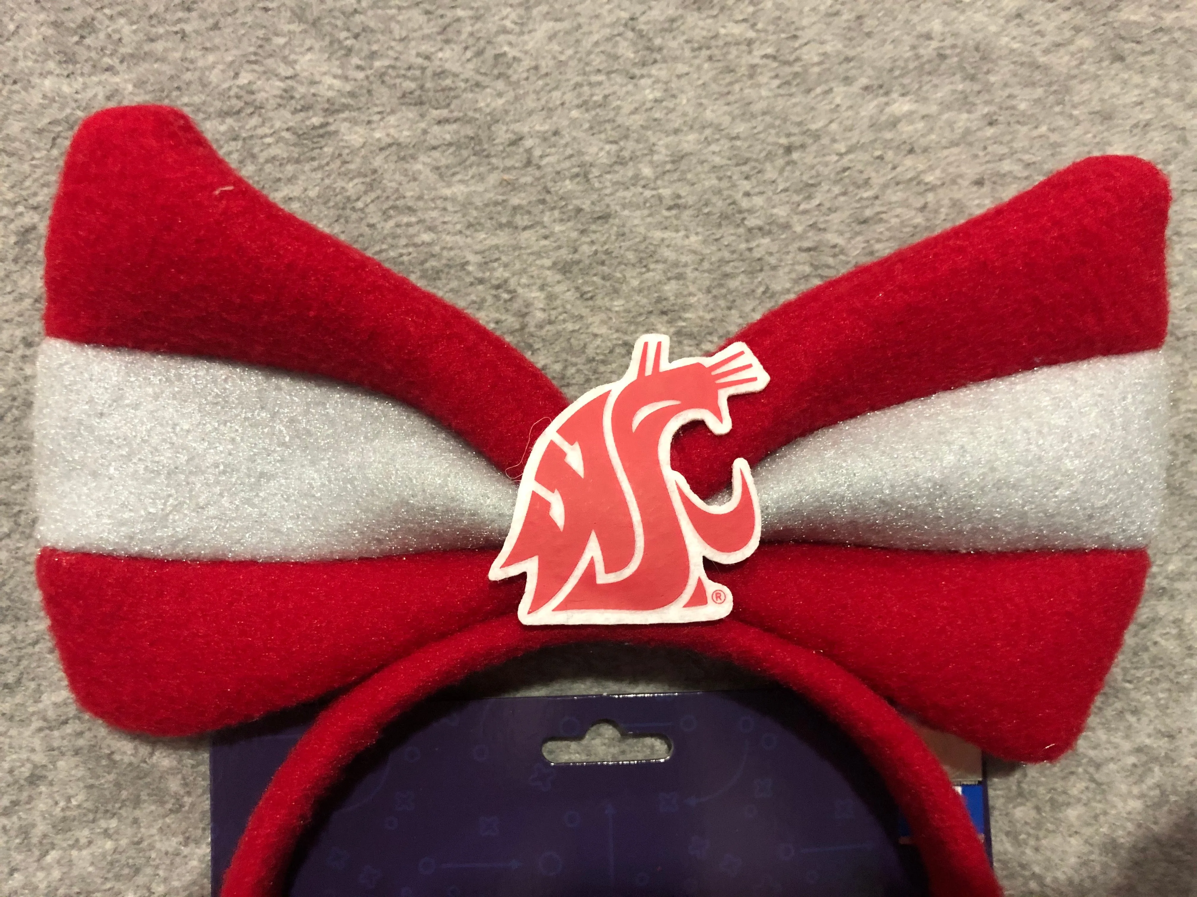 WSU Cougars Team Headband Bow