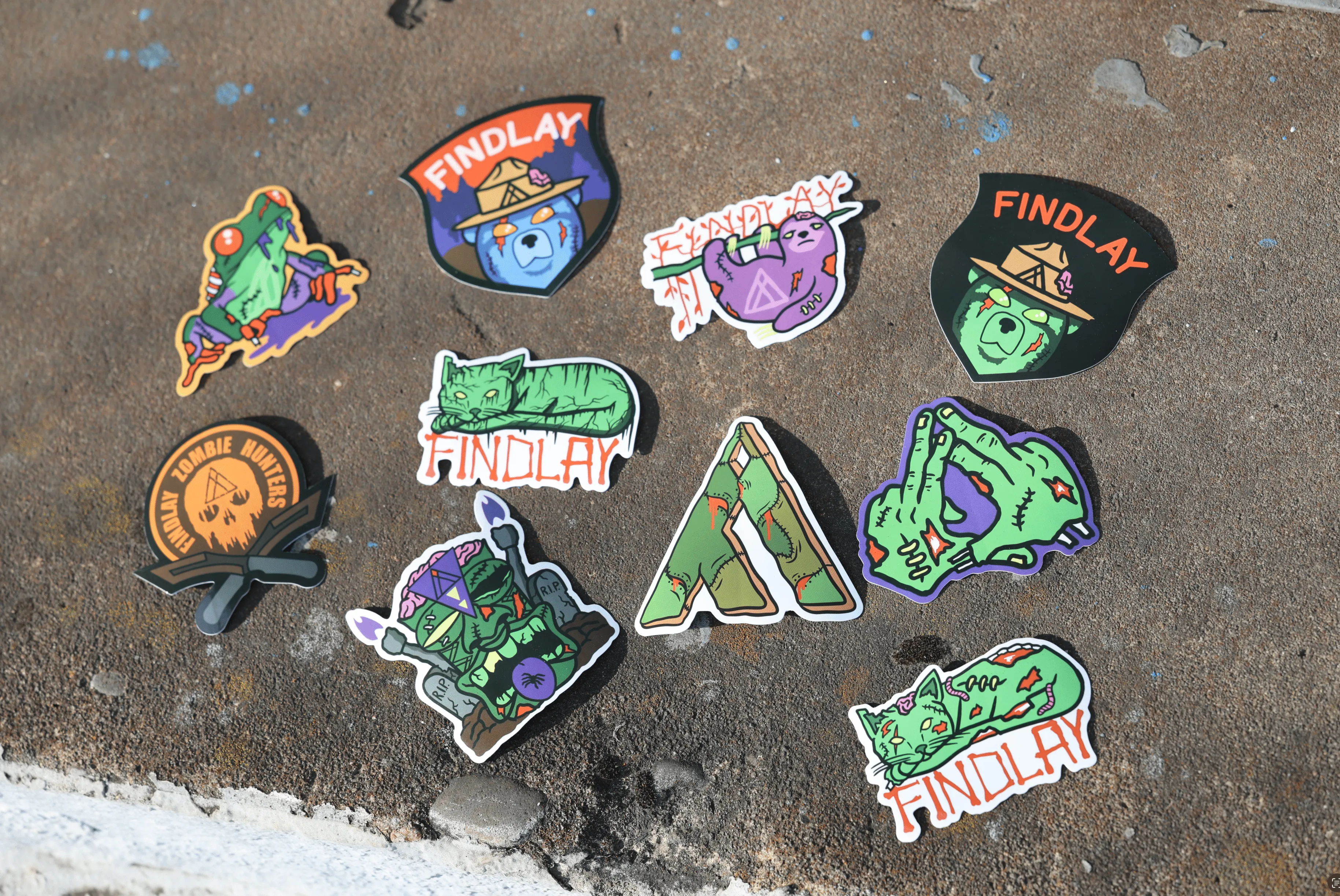 Zombie Sticker Pack